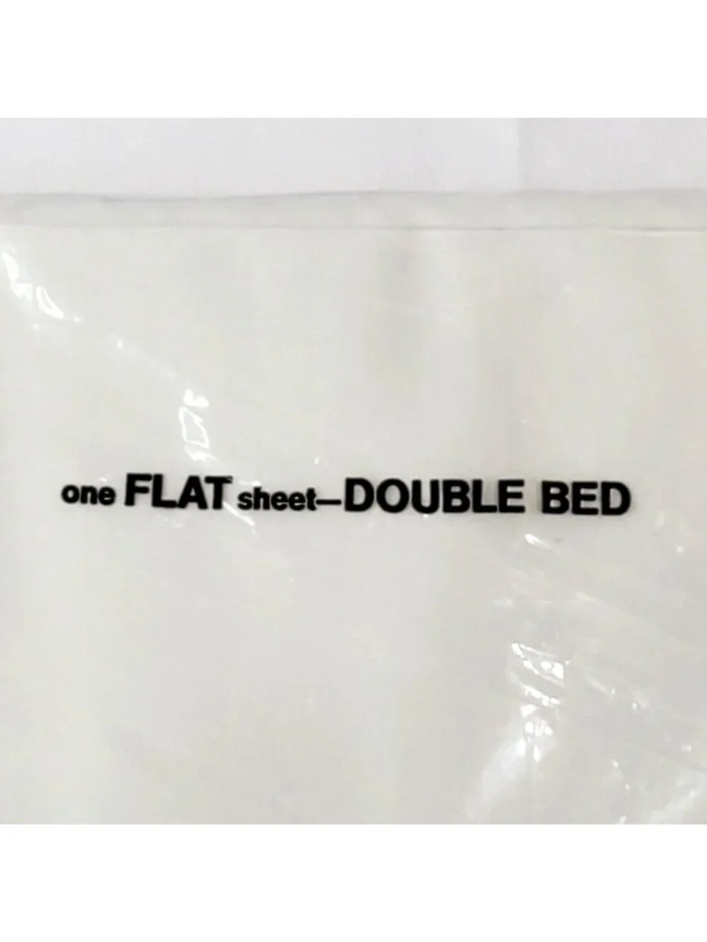 VTG JCPenney Fashion Manor White Percale Flat Sheet Double Bed  No-Iron USA